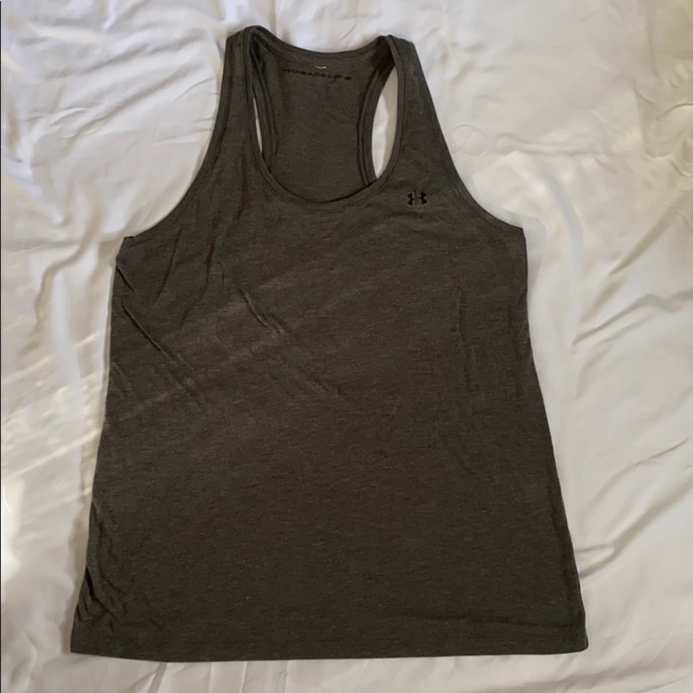 Grey Under Armour tank top